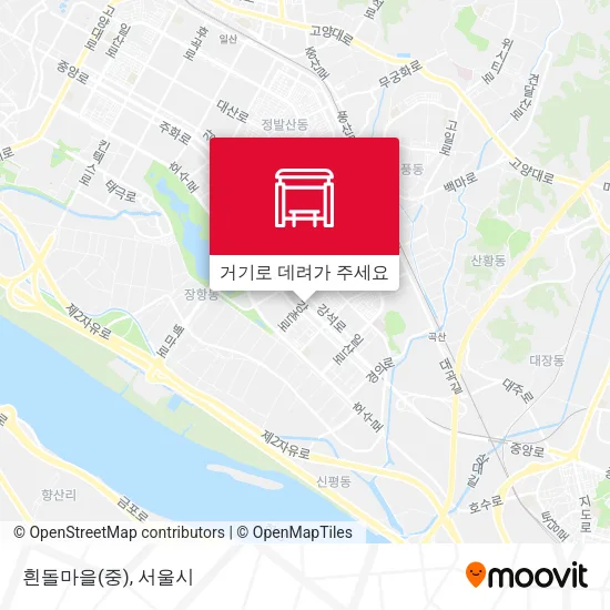 흰돌마을(중) 지도