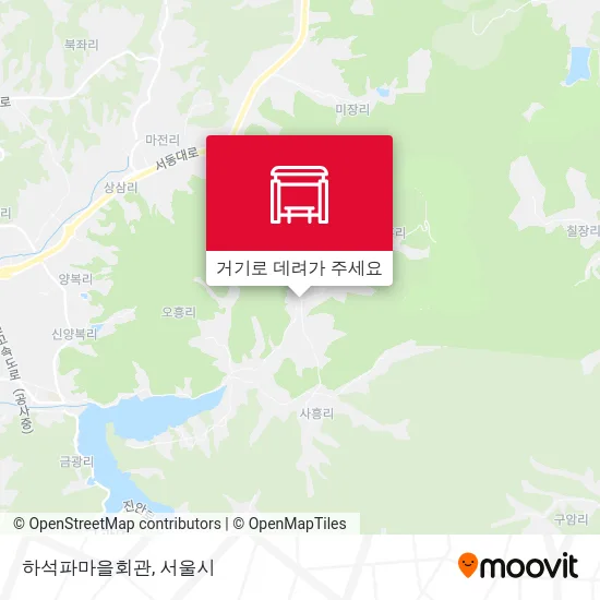 하석파마을회관 지도