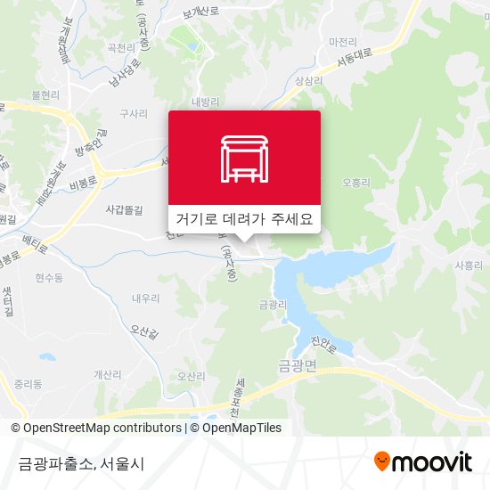 금광파출소 지도