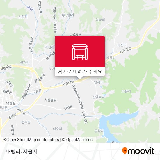 내방리 지도