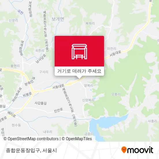 종합운동장입구 지도