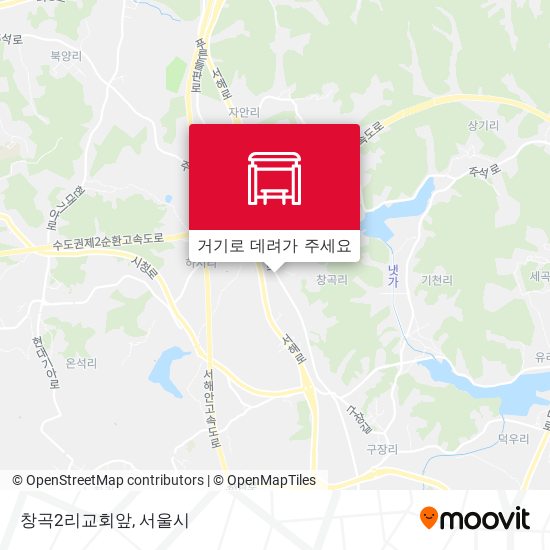 창곡2리교회앞 지도