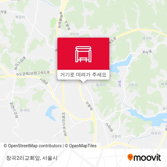 창곡2리교회앞 지도