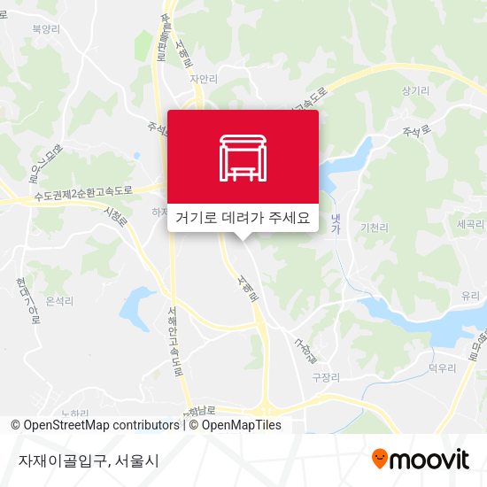 자재이골입구 지도