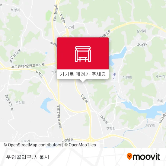 우렁골입구 지도