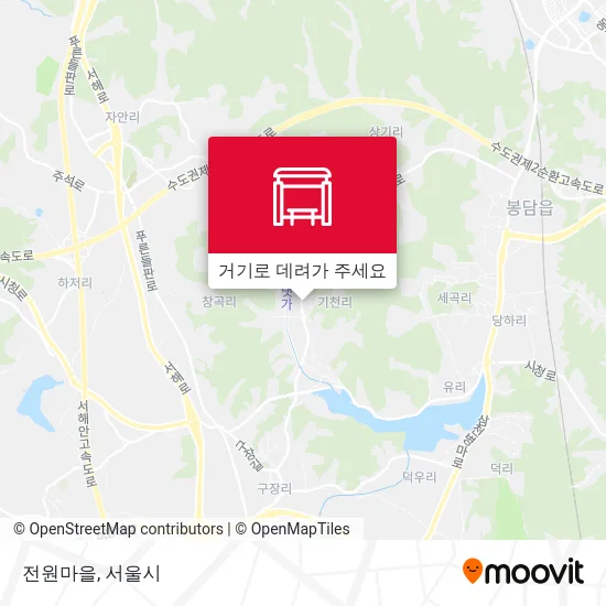 전원마을 지도