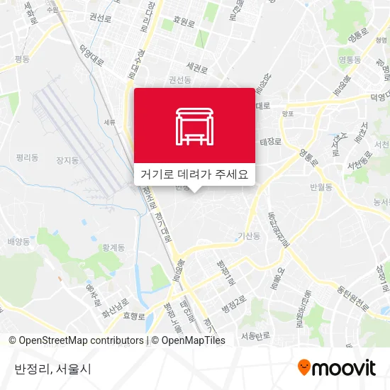 반정리 지도