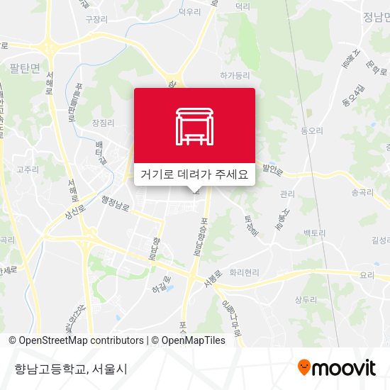 향남고등학교 지도
