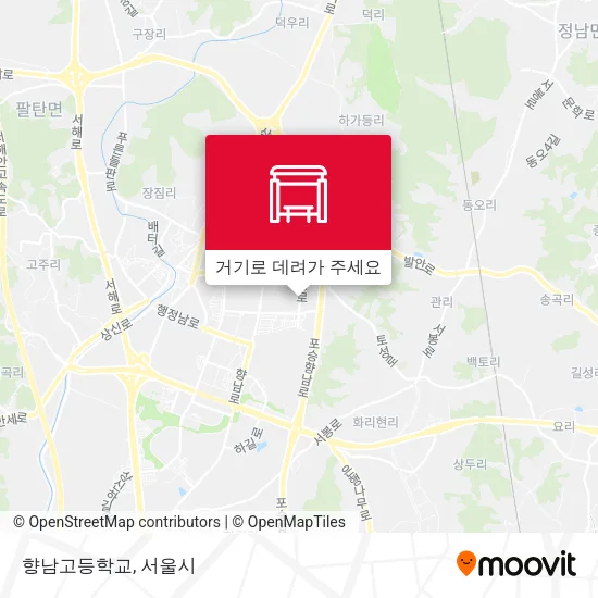 향남고등학교 지도