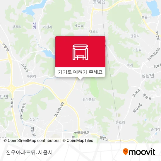 진우아파트뒤 지도