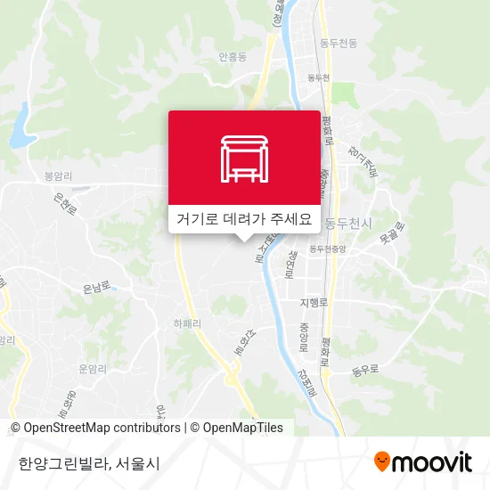 한양그린빌라 지도
