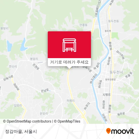 정감마을 지도
