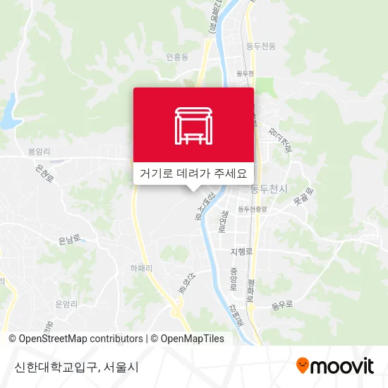 신한대학교입구 지도