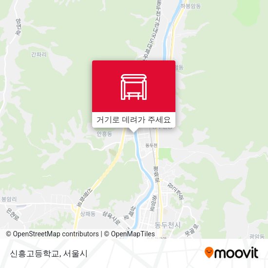 신흥고등학교 지도