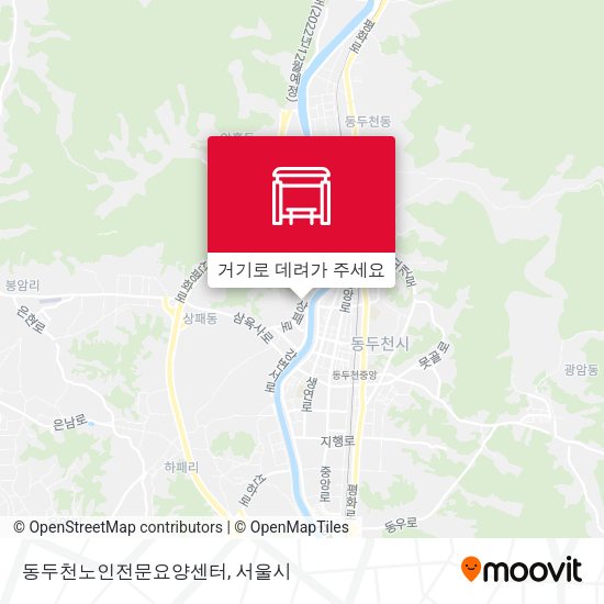 동두천노인전문요양센터 지도