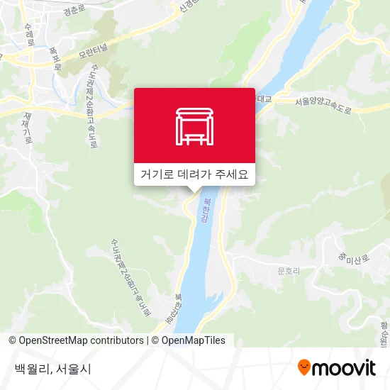 백월리 지도