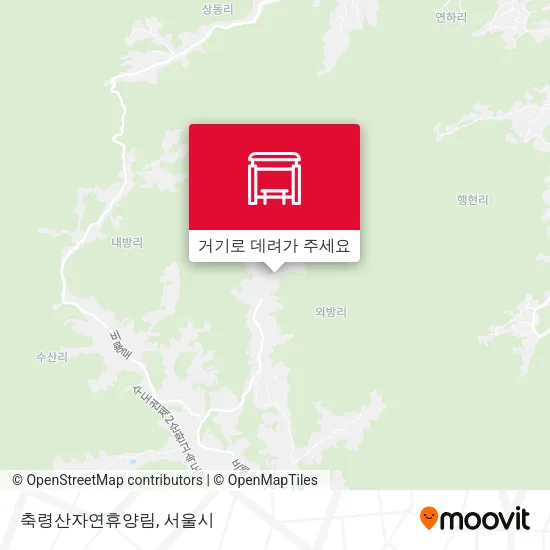 축령산자연휴양림 지도