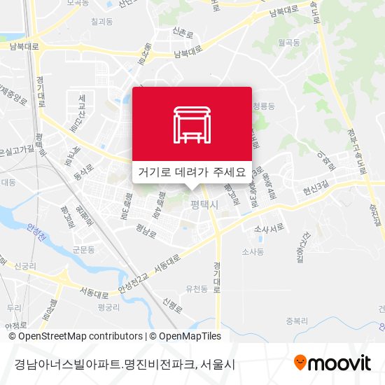 경남아너스빌아파트.명진비전파크 지도