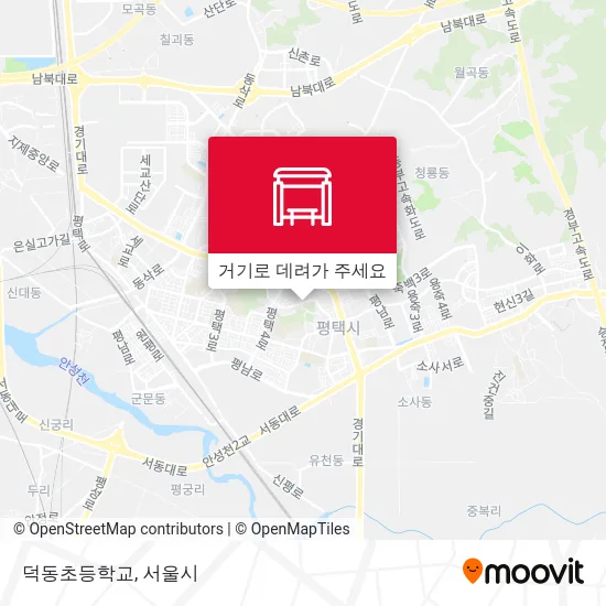 덕동초등학교 지도