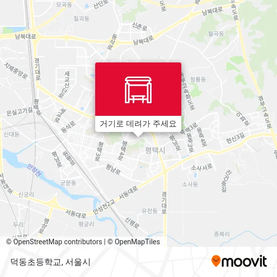 덕동초등학교 지도