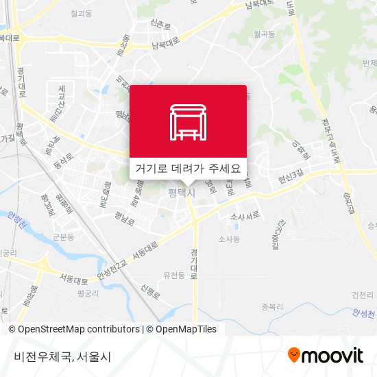 비전우체국 지도