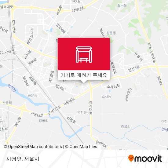 시청앞 지도