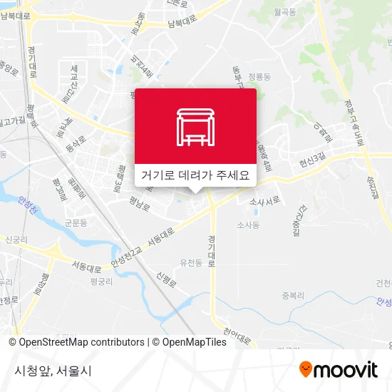 시청앞 지도