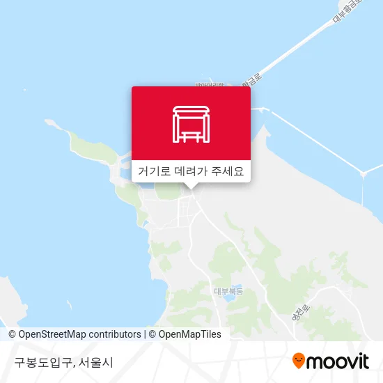 구봉도입구 지도
