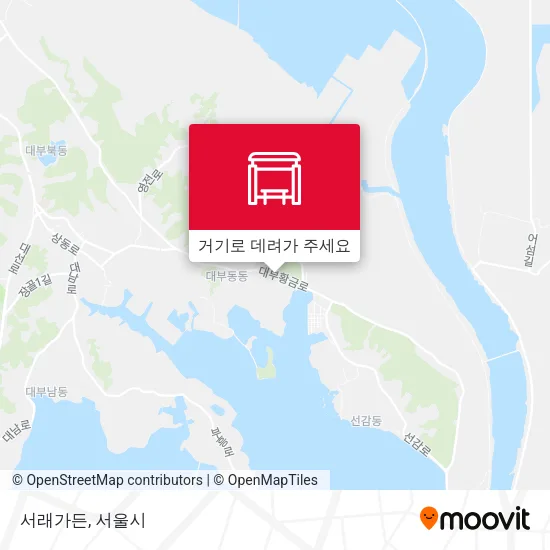 서래가든 지도