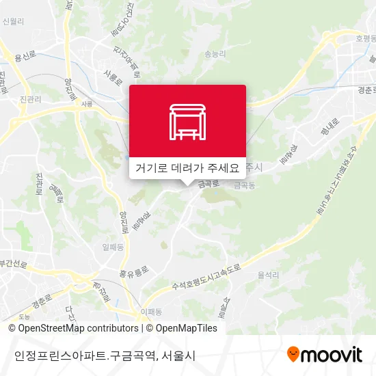 인정프린스아파트.구금곡역 지도