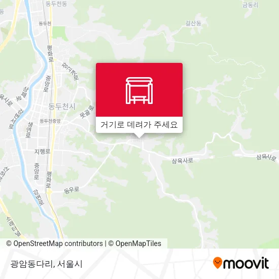 광암동다리 지도