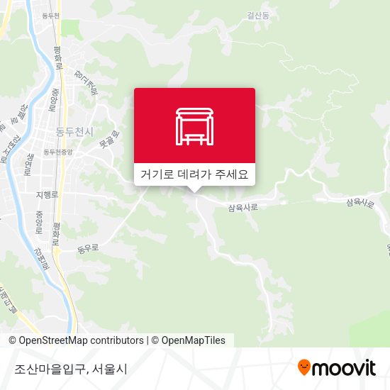 조산마을입구 지도