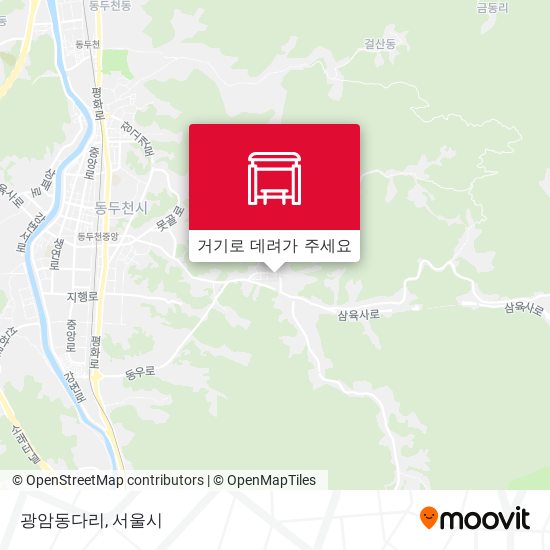 광암동다리 지도