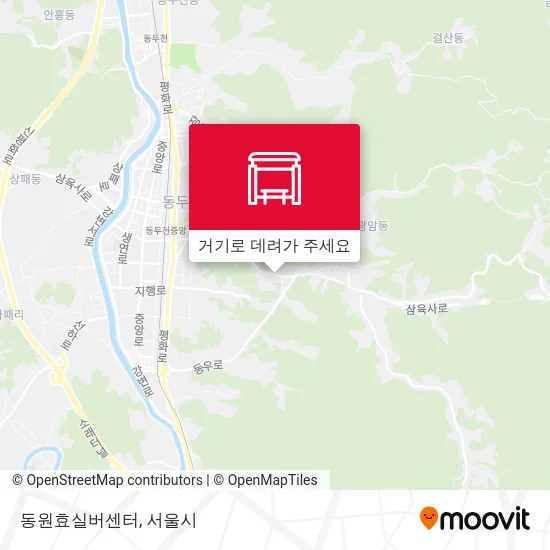 동원효실버센터 지도