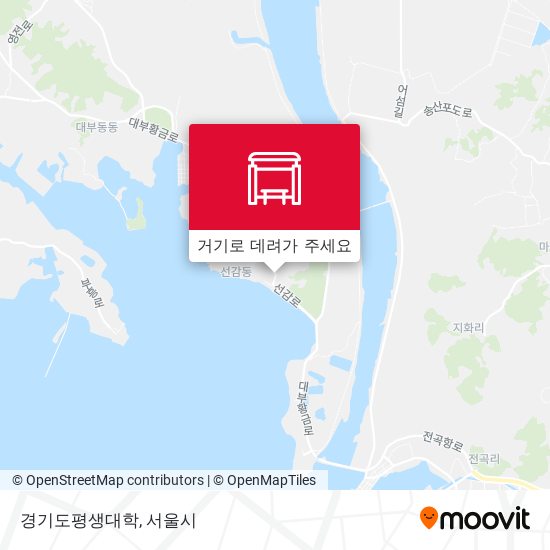 경기도평생대학 지도