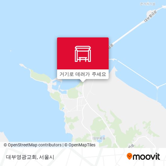 대부영광교회 지도