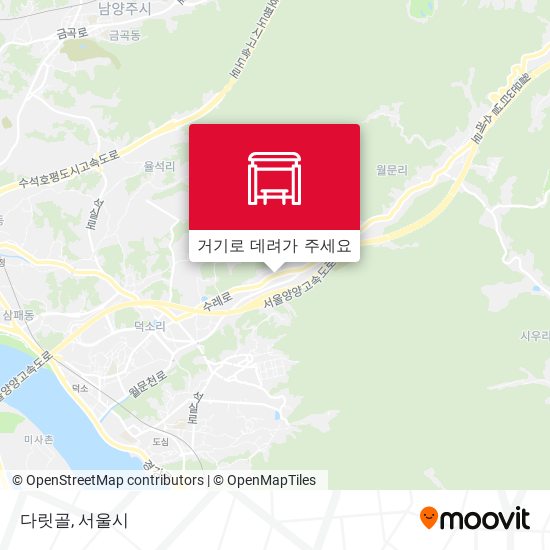 다릿골 지도