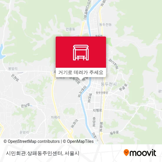 시민회관.상패동주민센터 지도
