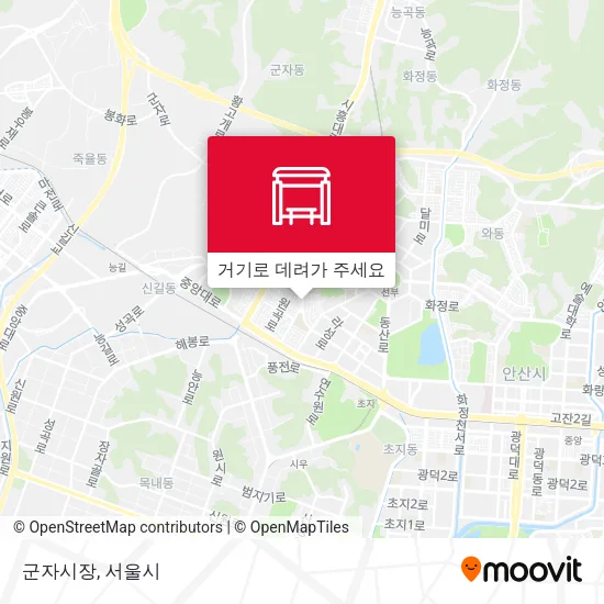 군자시장 지도