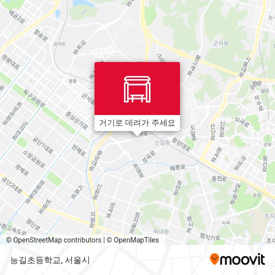 능길초등학교 지도