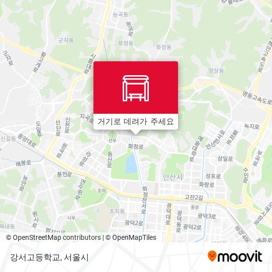 강서고등학교 지도