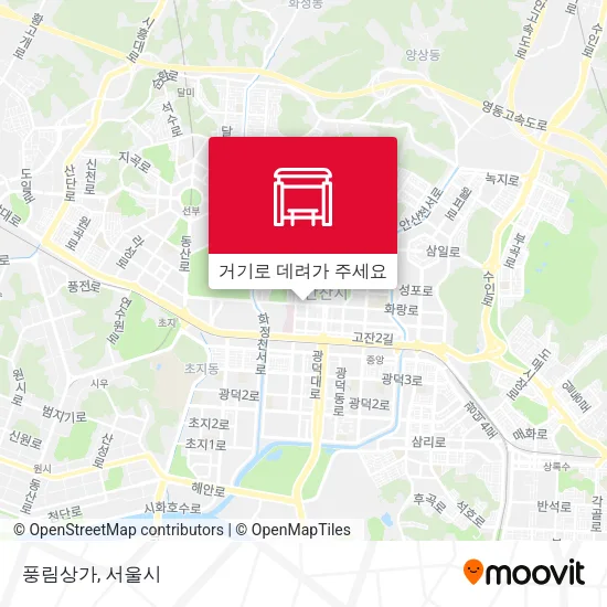 풍림상가 지도