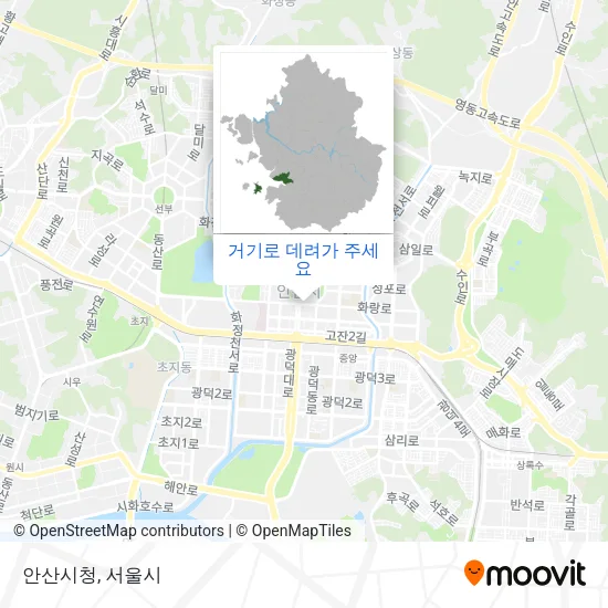 안산시청 지도