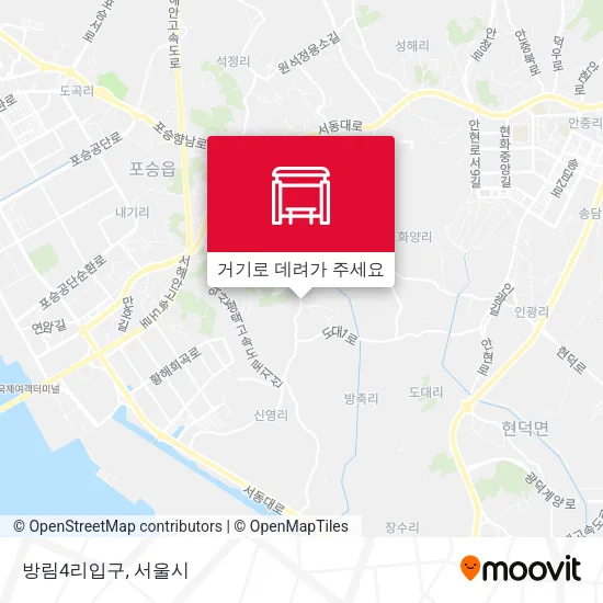 방림4리입구 지도