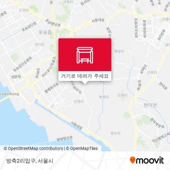 방축2리입구 지도