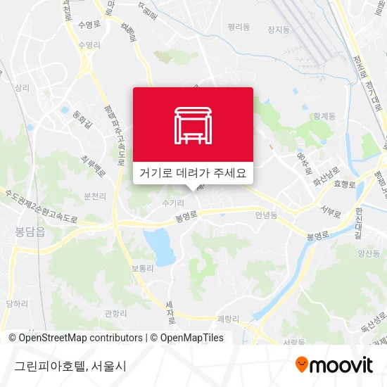 그린피아호텔 지도
