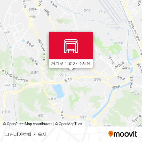 그린피아호텔 지도