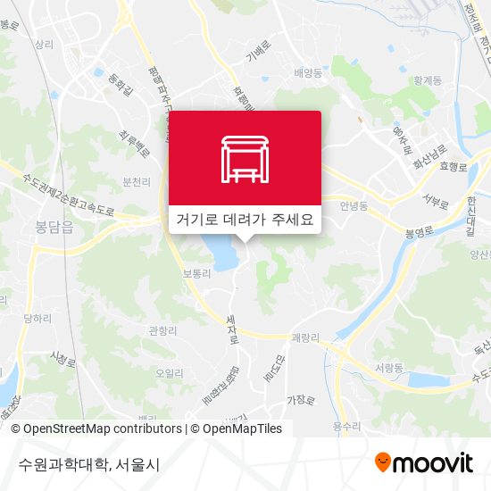 수원과학대학 지도