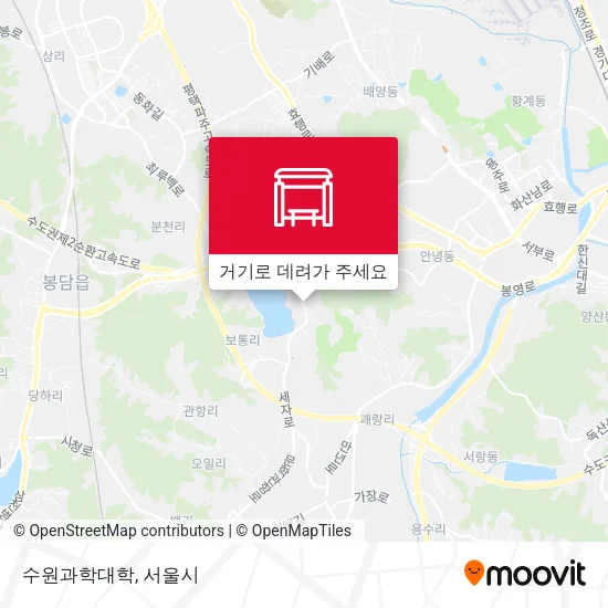 수원과학대학 지도