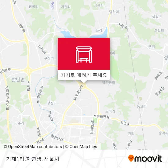가재1리.자연샘 지도